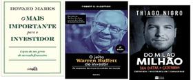 KIT 3 LIVROS O Mais Importante Para O Investidor + O Jeito Warren Buffett + Do Mil ao Milhão - HarperCollins