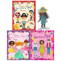 Kit 3 Livros O Meu Livro De Bonecas De Papel Para Montar: Fadas, Piratas E Grandes Amigas