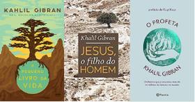 KIT 3 LIVROS O pequeno livro da vida + Jesus, o filho do homem + O profeta