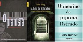 Kit 3 Livros O Pianista + A Lista Schindler + O Menino Do