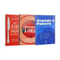 Kit 3 Livros - Oração com Deus Pai Porções Diárias de Fé