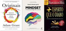 kit 3 livros Originais + Mindset + Mais esperto que o Diabo - Objetiva