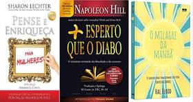 KIT 3 LIVROS Pense e enriqueça para mulheres + Mais esperto que o Diabo + O milagre da manhã
