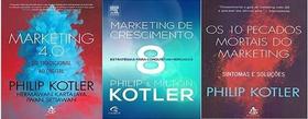 KIT 3 LIVROS Philip Kotler Marketing 4.0 Marketing de crescimento Os 10 pecados mortais do marketing: Sintomas e soluçõe