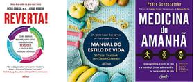 KIT 3 LIVROS Reverta + Manual do Estilo de Vida + Medicina do amanhã KIT 3 LIVROS Reverta + Manual do Estilo de Vida + Medicina do amanhã