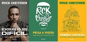 KIT 3 LIVROS Rick Chesther Escolha o seu difícil + A favela venceu + Pega a visão