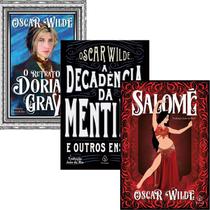 Kit 3 Livros Salomé + O retrato de Dorian Gray + A decadência da mentira e outros ensaios Oscar Wilde Principis Literat - Atividade Educativo Amigo