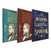 Kit 3 Livros Sermões de Charles Spurgeon sobre Graça e Fé Caderno Minhas Reflexões