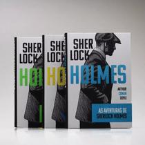 Kit 3 Livros Sherlock Holmes - Arthur Conan Doyle Capa Dura - Produto Exclusivo