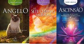 Kit 3 livros telos angelo + as sete chamas sagradas + ascenção