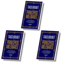Kit 3 Livros, Tiago Brunet Princípios milenares, 10 leis espirituais para uma vida de paz e prosperidade, Academia