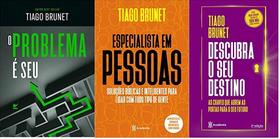 Kit 3 Livros Tiago Brunet Problema É Seu + Especialista + 1