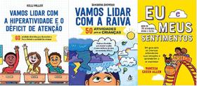 Kit 3 Livros Vamos Lidar A Hiperatividade Crianças + Raiva +