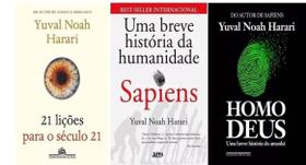 Kit 3 Livros Yuval Noah 21 Lições Para O Século 21 Sapiens E Homo Deus
