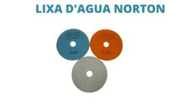 Kit 3 Lixas Brilho D'Água Norton Grãos 100/200/400