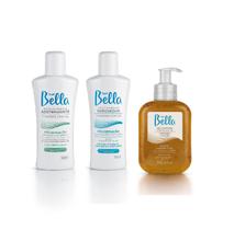 Kit 3 Loção Adstringente + Oleo + Gel - Depil Bella