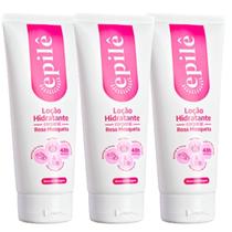 Kit 3 Loção Hidratante Corporal Rosa Mosqueta 200G - Epilê Kit 3 Loção Hidratante Corporal Rosa Mosqueta 200G - Epilê