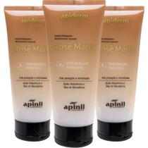 Kit 3 Loção Hidratante Desodorante Corporal Rosê Maria Apinil 190g
