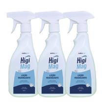 Kit 3 Loção Higienizante para Pés e Mãos a Seco Higi Mag Podologia Nobrevie 500ml