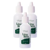 Kit 3 Loção Lizza Derm Hidrata e Trata Pés Rachados