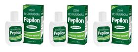 Kit 3 Loção Restauradora Pepilon Tradicional 180ml - Pepilon