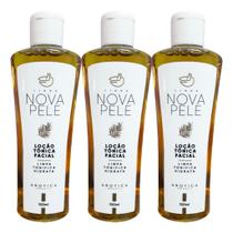 Kit 3 Loção Tônica Facial Nova Pele Limpeza Profunda e Hidratação Kit 3 Loção Tônica Facial Nova Pele Limpeza Profunda e Hidratação