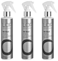KIT 3 LOF Hit 10X1 - Leave-in com Proteção Térmica 200 ml