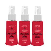 Kit 3 Lubrificante Íntimo A Base De Água Secret Sexy