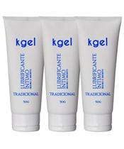 kit 3 Lubrificante Íntimo Tradicional 50G Kgel