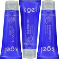 Kit 3 lubrificantes íntimo tradicional 80g