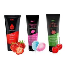 Kit 3 Lubrificantes Intt 50ml 3 Sabores
