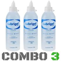 Kit 3 Lubrigel Lubrificante Íntimo 250G