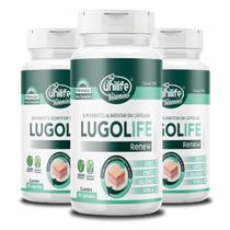 Kit 3 Lugolife Renew Unilife 30 cápsulas