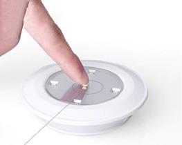 Kit 3 Luminária Lâmpada de LED Controle Remoto RGB