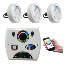 Kit 3 Luminária Led Eco 4,5W + Driver Four Fix WiFi Sodramar