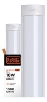 Kit 3 luminaria led slim linear b+d 36w 120cm 6500k- black decker Kit 3 luminaria led slim linear b+d 36w 120cm 6500k- black decker