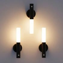 Kit 3 Luminárias de Parede USB Iluminação Inteligente Lanternas Emergência Magnética Casa Quarto Sala Varanda Suporte Luz Segurança Escada Sortida Kit 3 Luminárias de Parede USB Iluminação Inteligente Lanternas Emergência Magnética Casa Quarto Sala Varanda Suporte Luz Segurança Escada Sortida