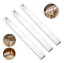 Kit 3 Luminárias Led Sensor Presença Recarregável 50cm