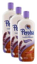 Kit 3 Lustra Móveis Peroba Campo Lavanda King 500Ml