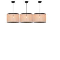 Kit 3 Lustres Pendente 30x20cm Design Sofisticado