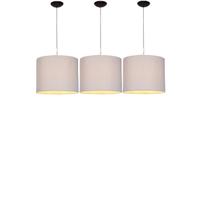 Kit 3 Lustres Pendente 30x20cm Design Sofisticado