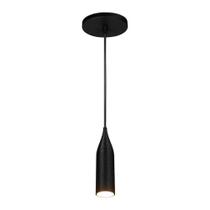 Kit 3 Lustres Pendentes Design 3d - Abs174 - Preto + Led