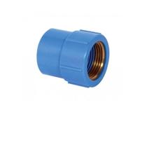 Kit 3 Luva com Bucha Latão p/ Água Azul 20mm x 1/2" Krona