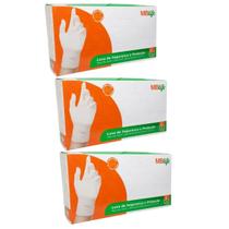Kit 3 Luva Látex Com Pó Uso Geral Grande 100Un MBlife -Medix Kit 3 Luva Látex Com Pó Uso Geral Grande 100Un MBlife -Medix