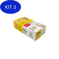 Kit 3 Luva Procedimento De Latex Descarpack 100 Un - G