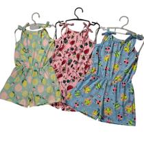 kit 3 macaquinho, jardineirinha micro proteção UV fator 50