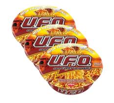 Kit 3 macarrão instantaneo nissin yakissoba u.f.o. sabor curry indiano 98g Kit 3 macarrão instantaneo nissin yakissoba u.f.o. sabor curry indiano 98g