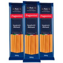 Kit 3 Macarrão Italiano Spaghetti Ristorante Paganini 500g