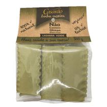 Kit 3 Macarrão Lasanha Verde Sem Glúten Casarão 300G - Casarao