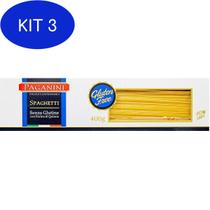 Kit 3 Macarrão Spaghetti Sem Gluten Paganini 400G